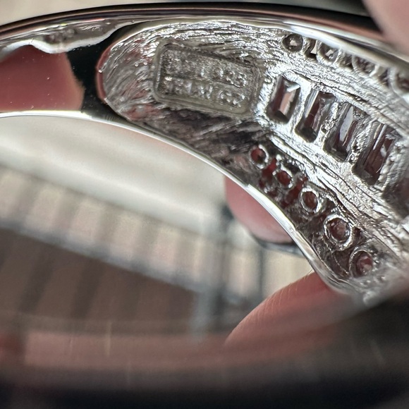 Sterling Silver Cubic Zirconia Cocktail Ring - Picture 6 of 10